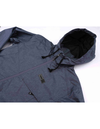 Men's jacket Deplozo Dark denim mel