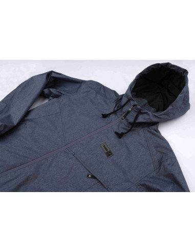 Men's jacket Deplozo Dark denim mel