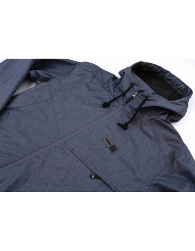 Men's jacket Deplozo Dark denim mel