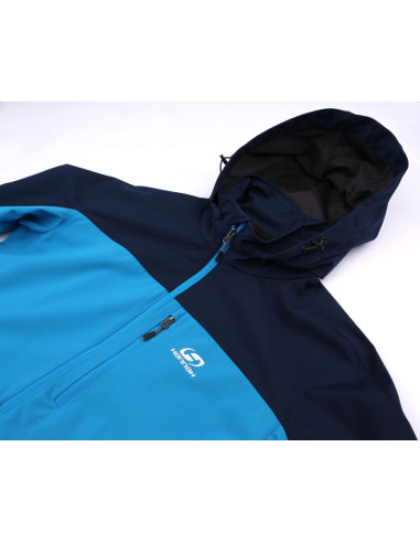 Men's jacket Brolin Lite Black iris/methyl blue