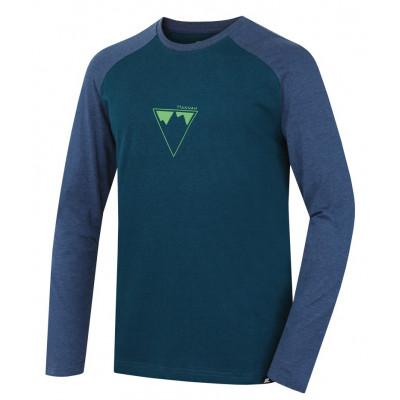 Men's t-shirt ls Nebu Spruce mel/majolica mel