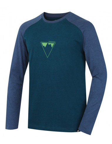 Men's t-shirt ls Nebu Spruce mel/majolica mel