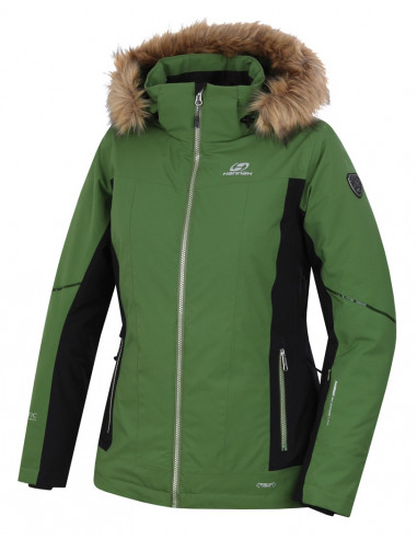 Ladies skiing jacket MARYAM dill/anthracite