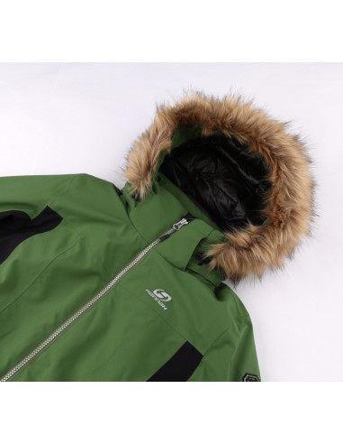 Ladies skiing jacket MARYAM dill/anthracite