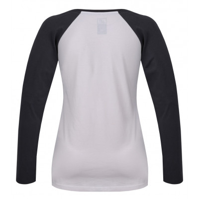 Ladies  T-shirt with long sleeves FABRIS bright white/castlerock 2