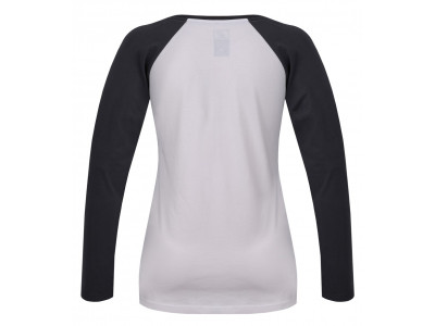 Ladies  T-shirt with long sleeves FABRIS bright white/castlerock