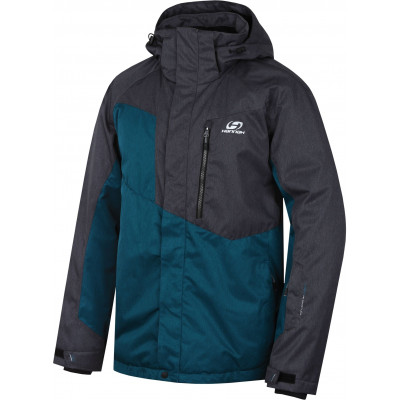 Men's jacket JURGEN magnet mel/deep teal mel