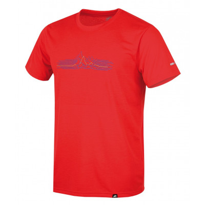 Men's t-shirt ss Bite Fiery red