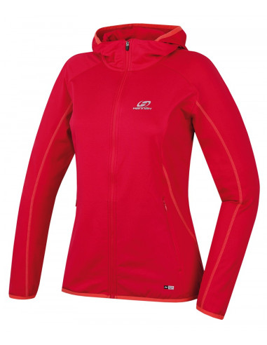 Ladies zip neck Trina Bright rose