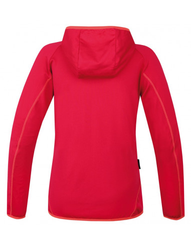 Ladies zip neck Trina Bright rose