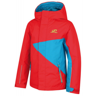Junior jacket Wally JR Fiery red/caribbean sea