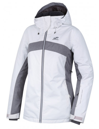 Ladies jacket Agona Bright white/frost mel