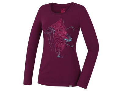 Ladies t-shirt ls Elisia Amaranth