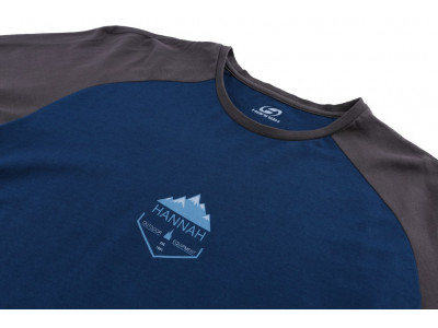 Men's leisure time T-shirt with long sleeves NEBU poseidon mel/magnet