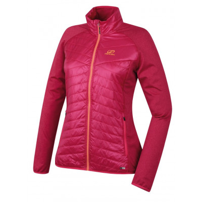 Ladies skiing sweatshirt EDUN raspberry sorbet/raspberry mel