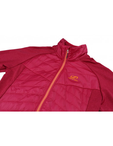 Ladies skiing sweatshirt EDUN raspberry sorbet/raspberry mel