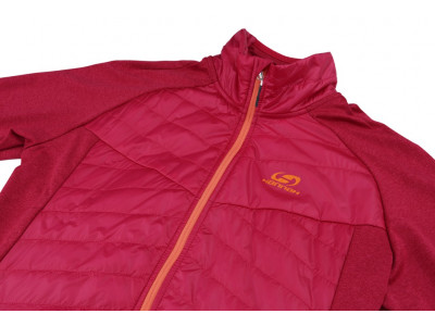 Ladies skiing sweatshirt EDUN raspberry sorbet/raspberry mel