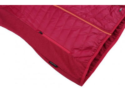 Ladies skiing sweatshirt EDUN raspberry sorbet/raspberry mel