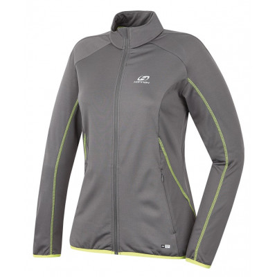 Ladies zip neck Kamali Pewter