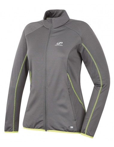 Ladies zip neck Kamali Pewter