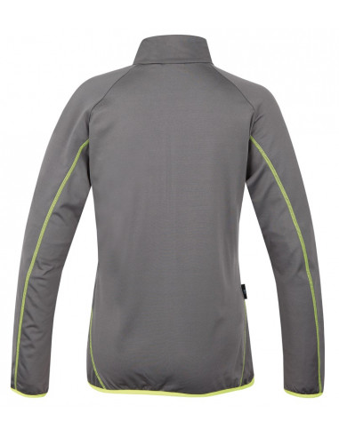 Ladies zip neck Kamali Pewter