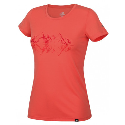 Ladies t-shirt ss Corey Fresh salmon