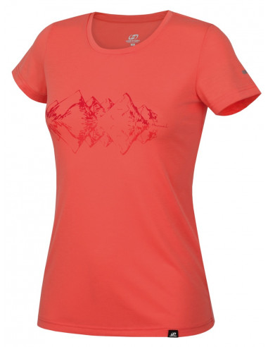 Ladies t-shirt ss Corey Fresh salmon