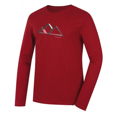 Men's t-shirt ls Skill Brick red