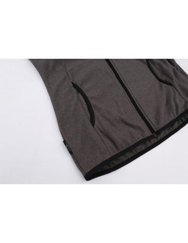 Ladies skiing sweatshirt SELENA dark stripe