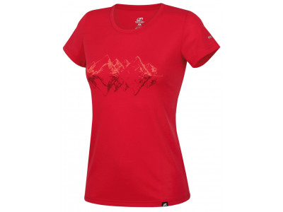 Ladies trekking t-shirt ss COREY Virtual pink