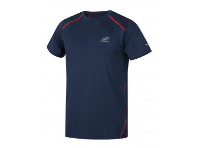 Men's running  t-shirt ss PACABA Midnight navy (orange)