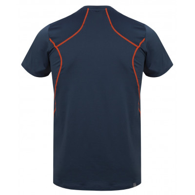 Men's running  t-shirt ss PACABA Midnight navy (orange) 2