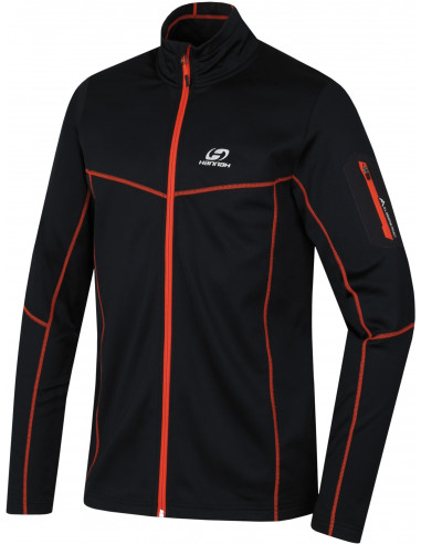 Men's sweatshirt TILLER anthracite (orange)