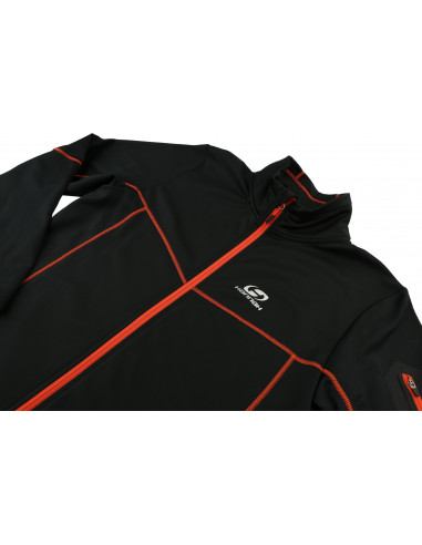 Men's sweatshirt TILLER anthracite (orange)