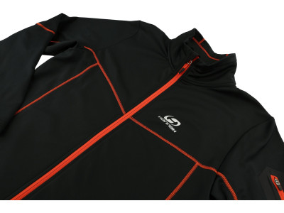 Men's sweatshirt TILLER anthracite (orange)