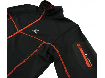 Men's sweatshirt TILLER anthracite (orange)