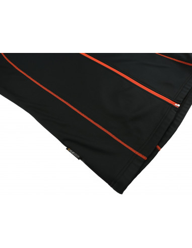 Men's sweatshirt TILLER anthracite (orange)