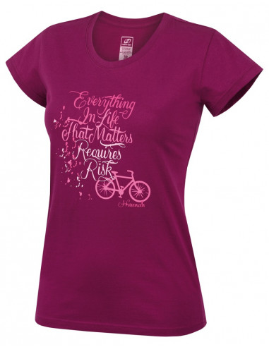 Ladies t-shirt ss Tress Raspberry radiance