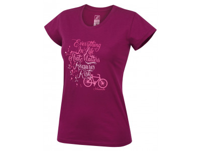 Ladies t-shirt ss Tress Raspberry radiance