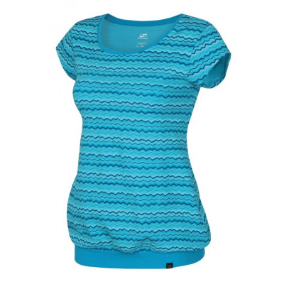 Ladies t-shirt Surimi Blue curacao (print)