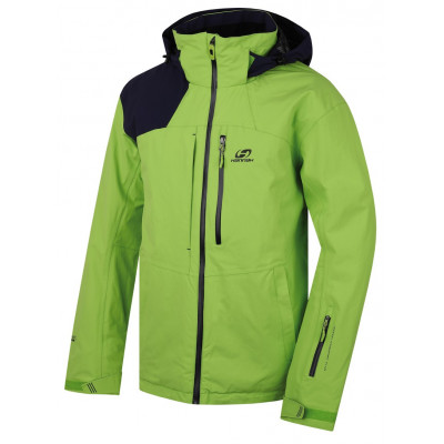 Men's jacket Ronel Lime green/peacoat