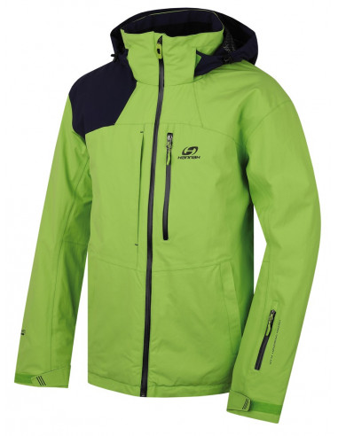 Men's jacket Ronel Lime green/peacoat