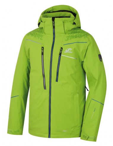 Men's skiing jacket MARCOS lime green