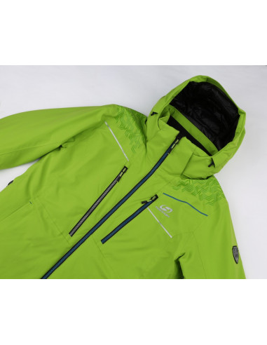 Men's skiing jacket MARCOS lime green