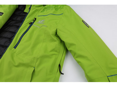 Men's skiing jacket MARCOS lime green
