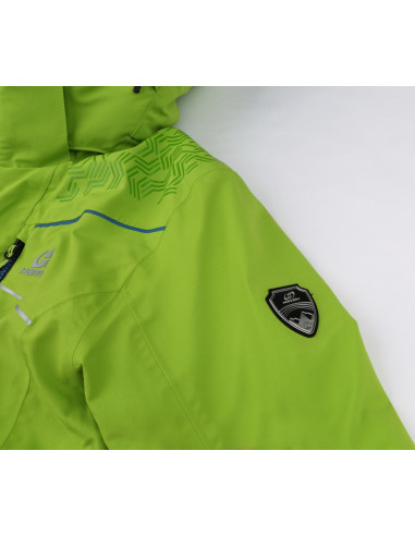 Men's skiing jacket MARCOS lime green