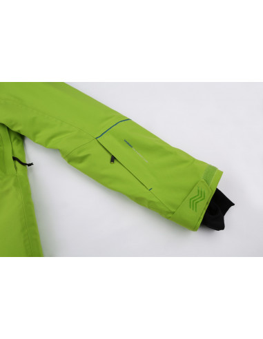 Men's skiing jacket MARCOS lime green