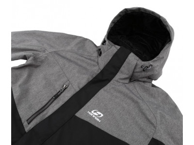 Men's skiing jacket JABBER anthracite/gray mel