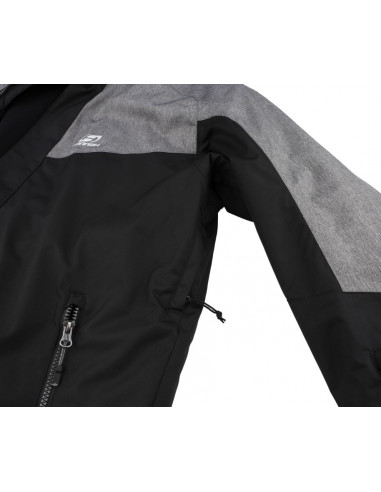 Men's skiing jacket JABBER anthracite/gray mel