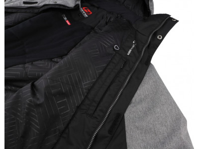 Men's skiing jacket JABBER anthracite/gray mel